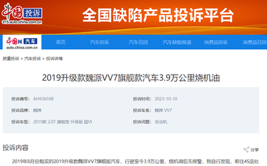 长城魏牌“烧机油”余波未了，CEO上任仅8个月宣布离职背后 变速箱问题成导火索？